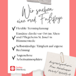 Wir suchen Verstärkung im Bereich medizinische Fußpflege!